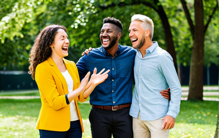 감정전이의 긍정적 효과 사례 - Empathy and Connection**

"A group of diverse people sitting in a circle, listening attentively to o...