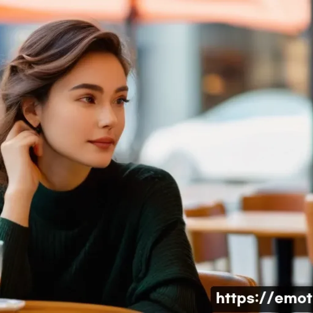 감정전이의 치료적 역할 - **Prompt 1: Unexpected Emotional Resonance in a Cafe**
A young adult female, 20s-30s, with a tho...