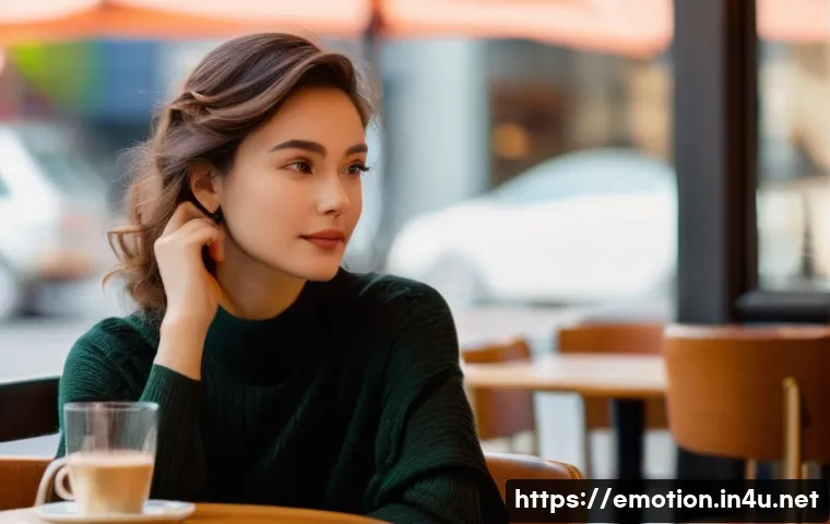 감정전이의 치료적 역할 - **Prompt 1: Unexpected Emotional Resonance in a Cafe**
A young adult female, 20s-30s, with a tho...